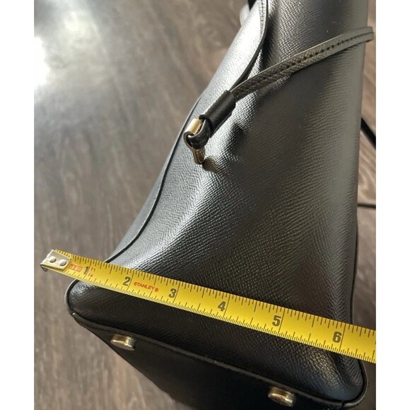 Michael Kors Limited Edition Leather Voyager Love Tote Large Black Canvas - Picture 7 of 16